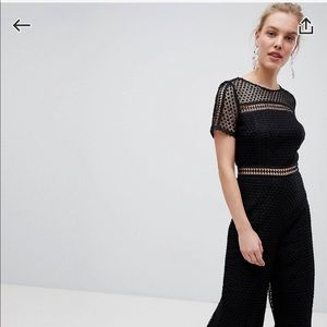 🎉3 for $60🎉 ✨ASOS Black Mesh Jumpsuit - 6